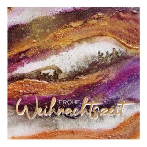 Weihnachtskarte-Auf dem Weg