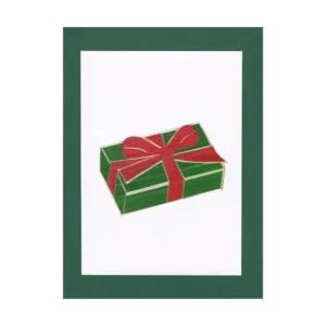 In Handarbeit hergestellte Fairtrade-Karte «Geschenk»