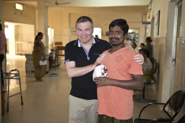 Ruedi Josuran besuchte Sailu im Spital