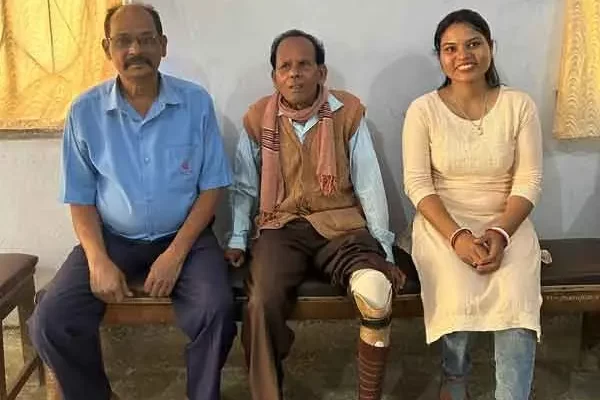 Patienten im Spital der Lepra-Mission in Purulia.